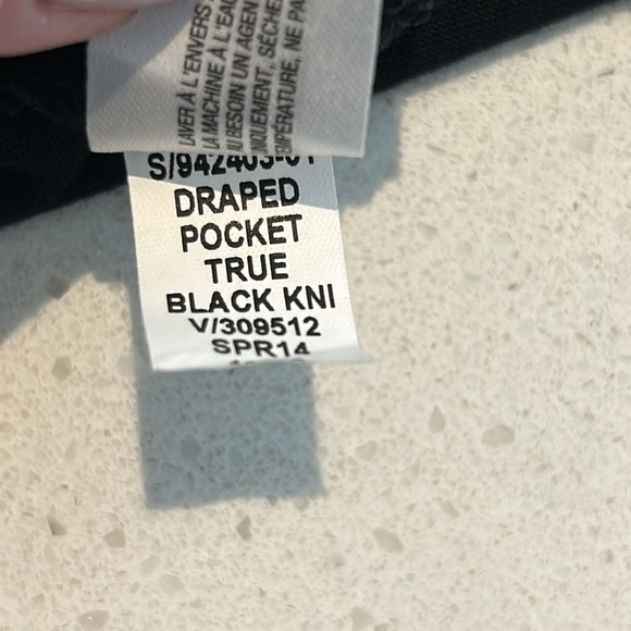 Gap Maxi Knit Sun Dress Draped Pockets Spaghetti Straps Black Women Size S - Picture 11 of 12